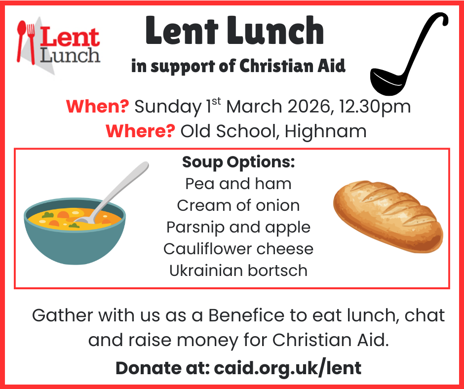 Lent Lunch at Highnam Church