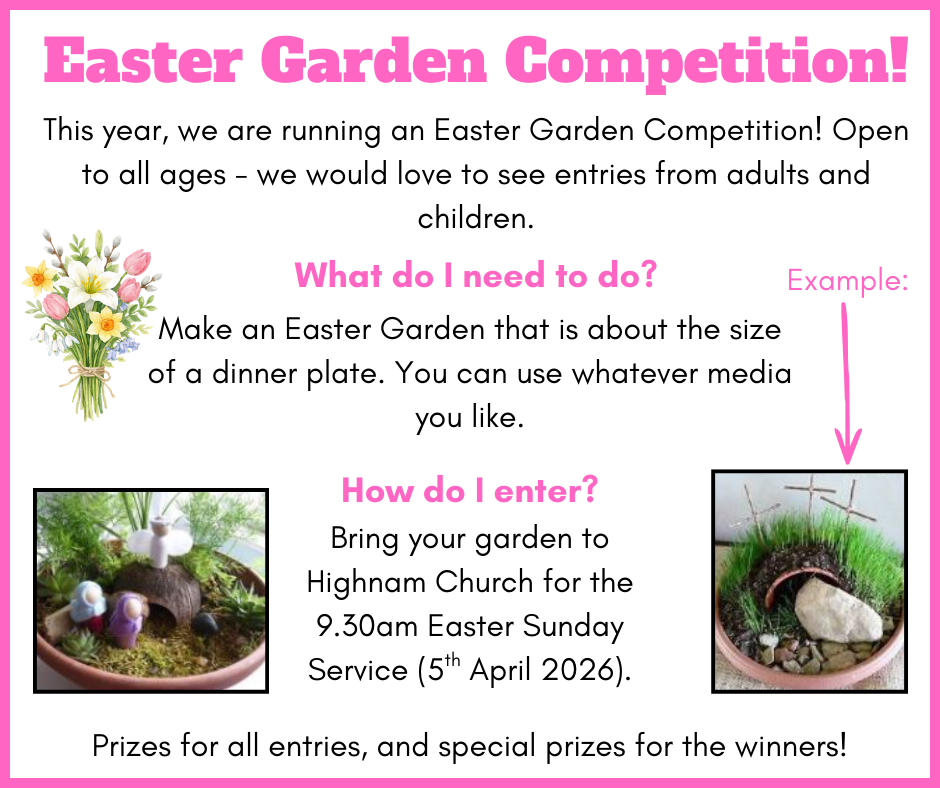 Easter Garden Competition at Highnam Church
