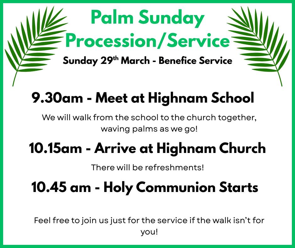 Palm Sunday at Highnam Church